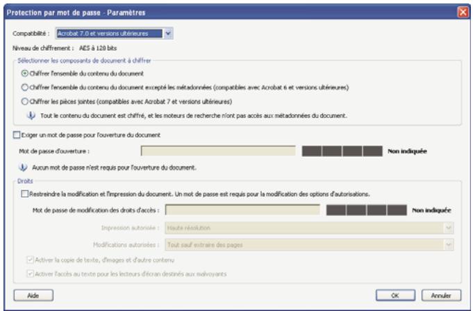 ADOBE ACROBAT XI - Ajout d'une protection par mot de passer - 1