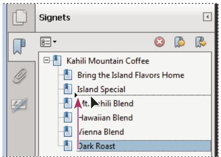 ADOBE ACROBAT XI - Imbrication d'un ou de plusieurs signets - 1