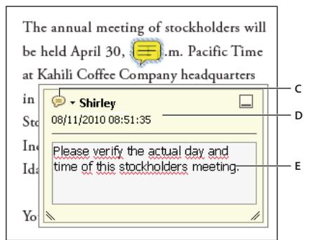 ADOBE ACROBAT XI - Ajout d'une note - 2