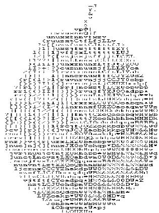ADOBE ACTIONSCRIPT 3.0 - Exemple de chaine : ASCII Art - 2