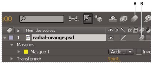 ADOBE AFTER EFFECTS CS4 - Application d'un flou directionnel à un masque - 1