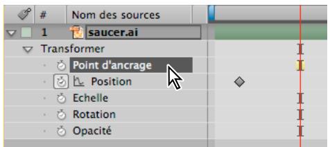 ADOBE AFTER EFFECTS CS4 - Copie d'une valeur à partir d'une propriété de calque ne contenant pas d'images clés - 1