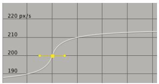 ADOBE AFTER EFFECTS CS5 - Modification des poignées directrices Bézier dans l'éditeur de graphiques - 1