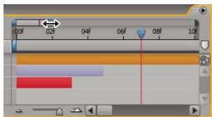 ADOBE AFTER EFFECTS CS5 - Zoom avant ou arrêté sur l'échelle de temps pour une composition - 1