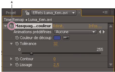 ADOBE AFTER EFFECTS CS5 - Suppression ou désactivation d'effets et d'animations prédéfinies - 1