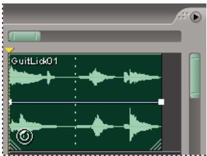 ADOBE AUDITION 3 - Déplacement du contentu d'un clip réduit ou en boute - 2