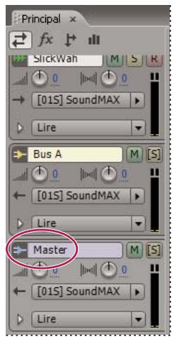 ADOBE AUDITION 3 - Présentation de la piste principale - 1