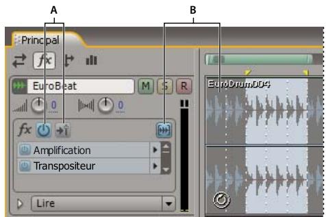 ADOBE AUDITION 3 - Gel des effets et amélioration des performances - 1