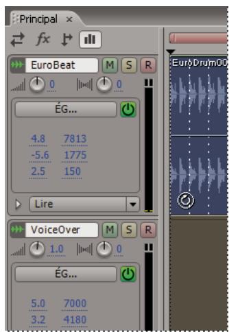 ADOBE AUDITION 3 - Égalisation de pistes - 1