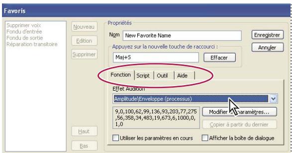 ADOBE AUDITION 3 - Créer, modifier et organiser des favorsis - 1