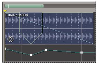 ADOBE AUDITION 3 - Modification des enveloppes automatisées - 2