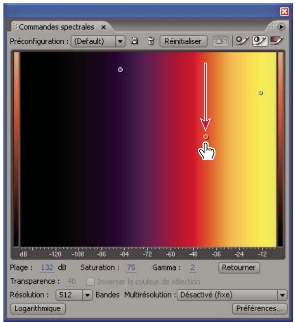 ADOBE AUDITION 3 - Réglage des affichages spectraux - 1