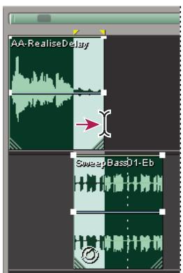 ADOBE AUDITION 3 - Fondu enchâné de clips dans des pistes séparées - 1
