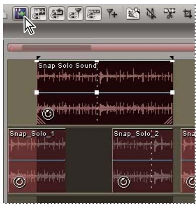 ADOBE AUDITION 3 - Réduction ou extension de clips en scélectionnant une plage - 2