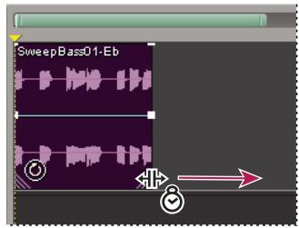 ADOBE AUDITION 3 - Extension temporelle de clips audio - 1