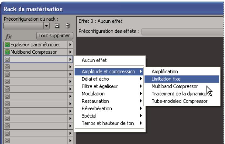 ADOBE AUDITION 3 - Application d'effets - 2