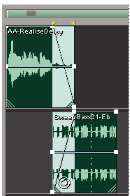 ADOBE AUDITION 3 - Fondu enchâné de clips dans des pistes séparées - 2