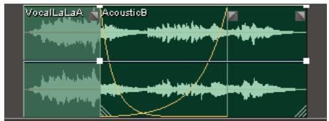 ADOBE AUDITION 3 - Fondu ou fondu enchâné de clips dans une piste - 2