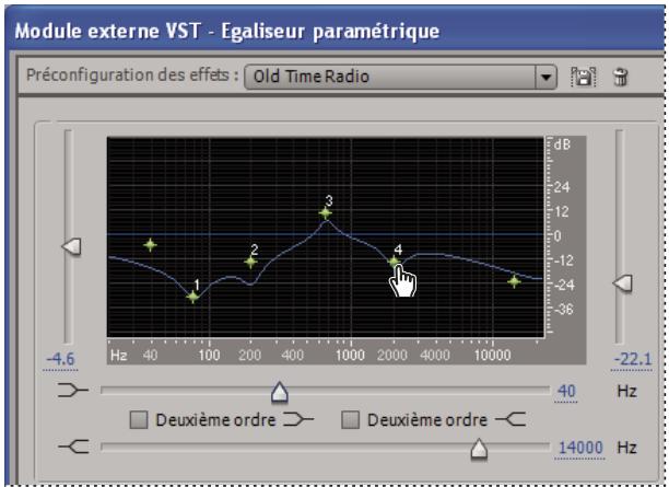 ADOBE AUDITION 3 - Effet Égaliseur paramétrique - 1