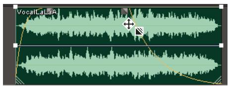 ADOBE AUDITION 3 - Fondu ou fondu enchâné de clips dans une piste - 1