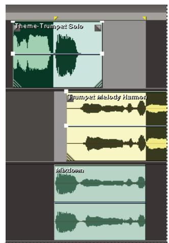 ADOBE AUDITION 3 - Création d'un clip unique à partir de plusieurs clips - 2