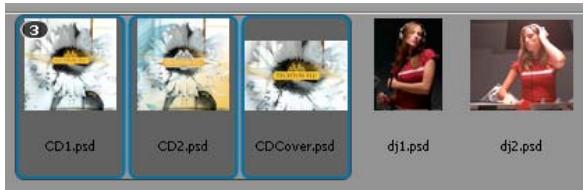 ADOBE BRIDGE - Empiler des fichiers - 2