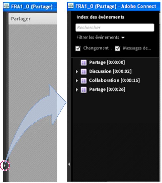 ADOBE CONNECT 8 - Accès à des événements spécifique dans les enregistrements - 1