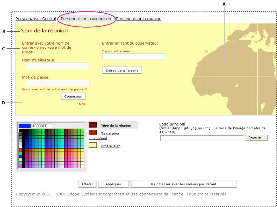 ADOBE CONNECT 8 - Personnalisation de la page de connexion - 1