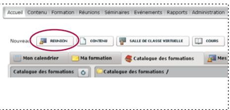 ADOBE CONNECT 9 - Ouverture de l'Assistant de création de réunion - 1