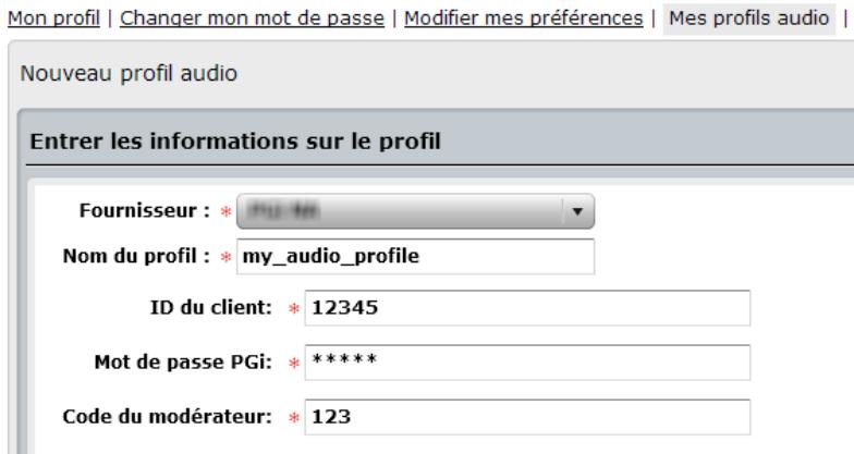 ADOBE CONNECT 9 - Création d'un profil audio - 1