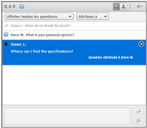 ADOBE CONNECT 9 - Affectation d'une question à un présentateur spécifique - 1