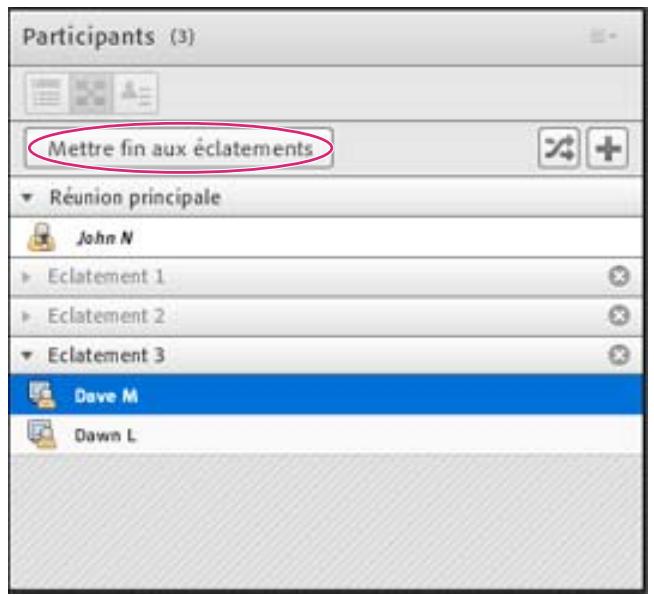 ADOBE CONNECT 9 - Fermeture d'un atelier - 1
