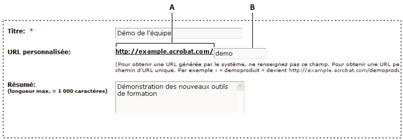 ADOBE CONNECT 9 - Création d'URL personnalisées - 1