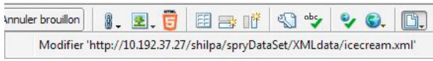 ADOBE CONTRIBUTE 6.5 - Modification des données Spry - 1