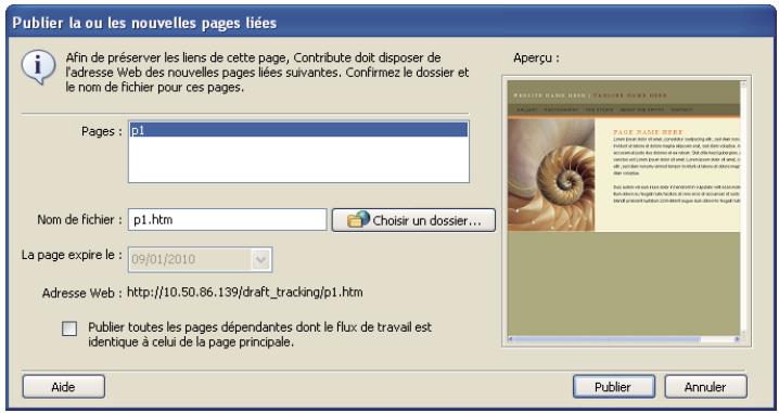 ADOBE CONTRIBUTE 6.5 - Publication des mises à jour d'une page - 1