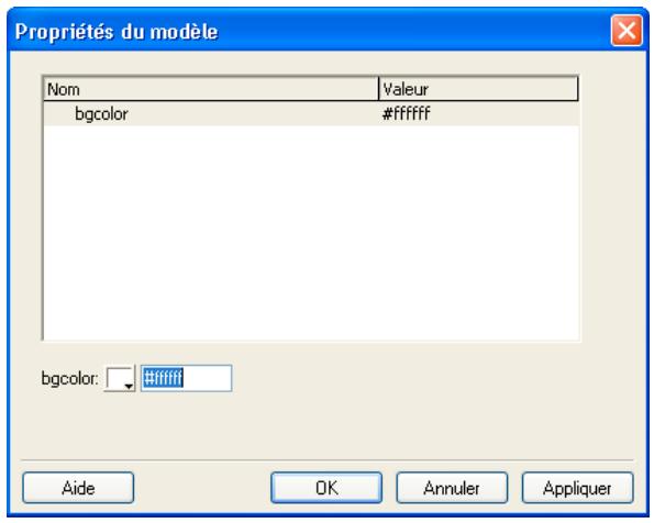ADOBE CONTRIBUTE 6.5 - Configuration des propriétés d'un modèle de page Web - 1