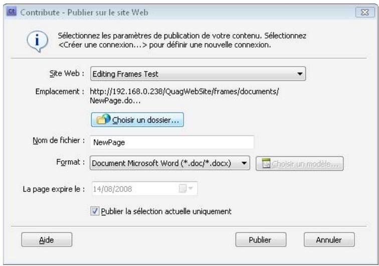 ADOBE CONTRIBUTE 6.5 - Publication dans un blog depuis Microsoft Office (Windows uniquement) - 1