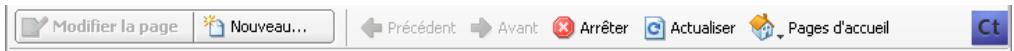 ADOBE CONTRIBUTE 6.5 - Barres d'outils de Contribute - 1