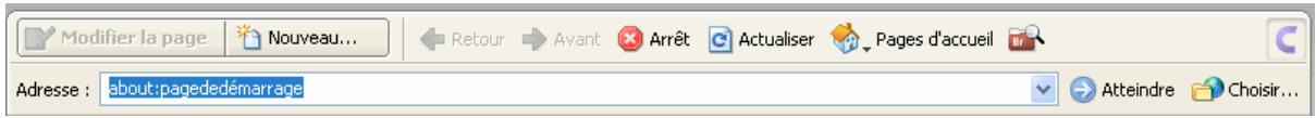 ADOBE CONTRIBUTE CS3 - Barres d'outils de Contribute - 1