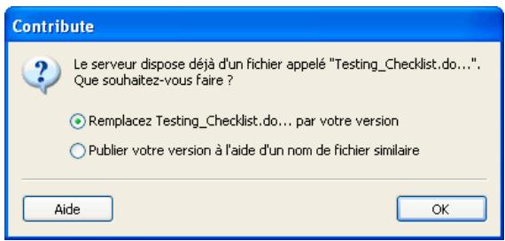 ADOBE CONTRIBUTE CS3 - Pour publier un fjichier depuis votre ordinateur sur votre site Web : - 4