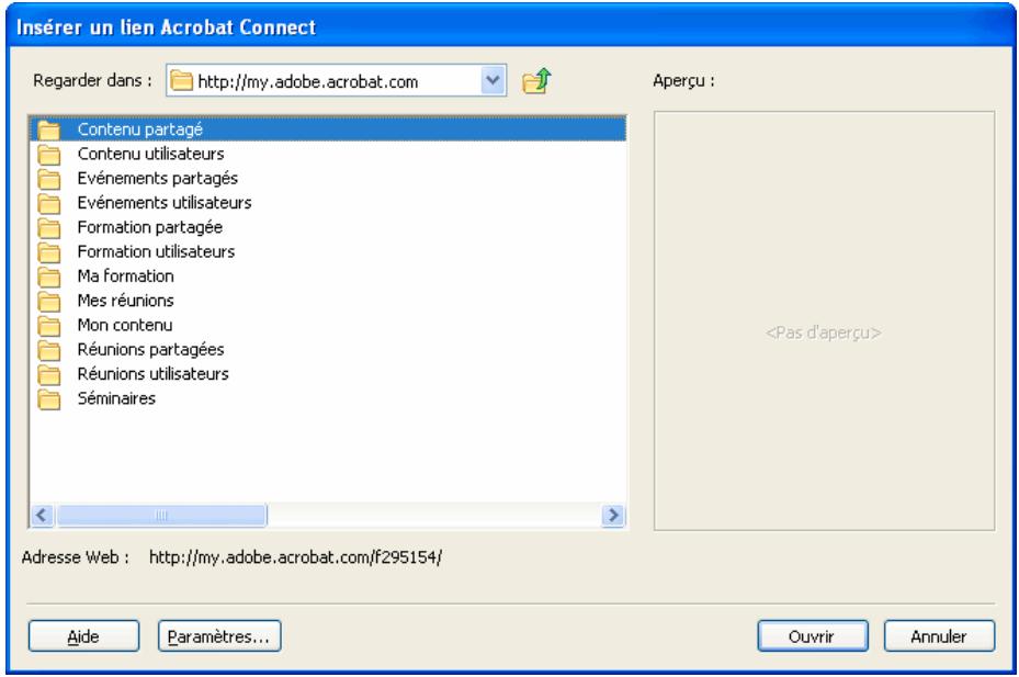ADOBE CONTRIBUTE CS3 - Connexion à Adobe Acrobat Connect - 2
