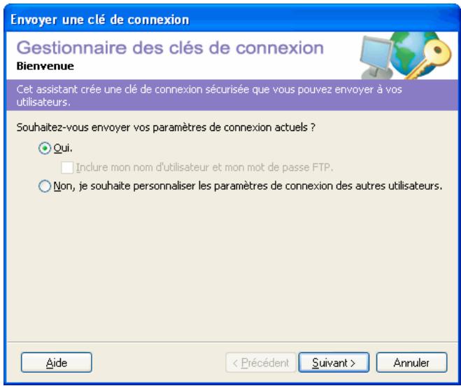 ADOBE CONTRIBUTE CS3 - Pour creator une clé de connexion à un site Web à partager avec des utilisateurs : - 2