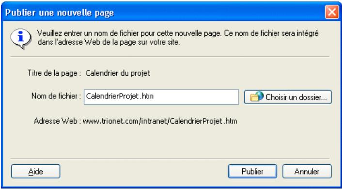 ADOBE CONTRIBUTE CS3 - Pour publier une nouvelle page : - 2