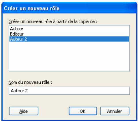 ADOBE CONTRIBUTE CS3 - Pour creer un role : - 2