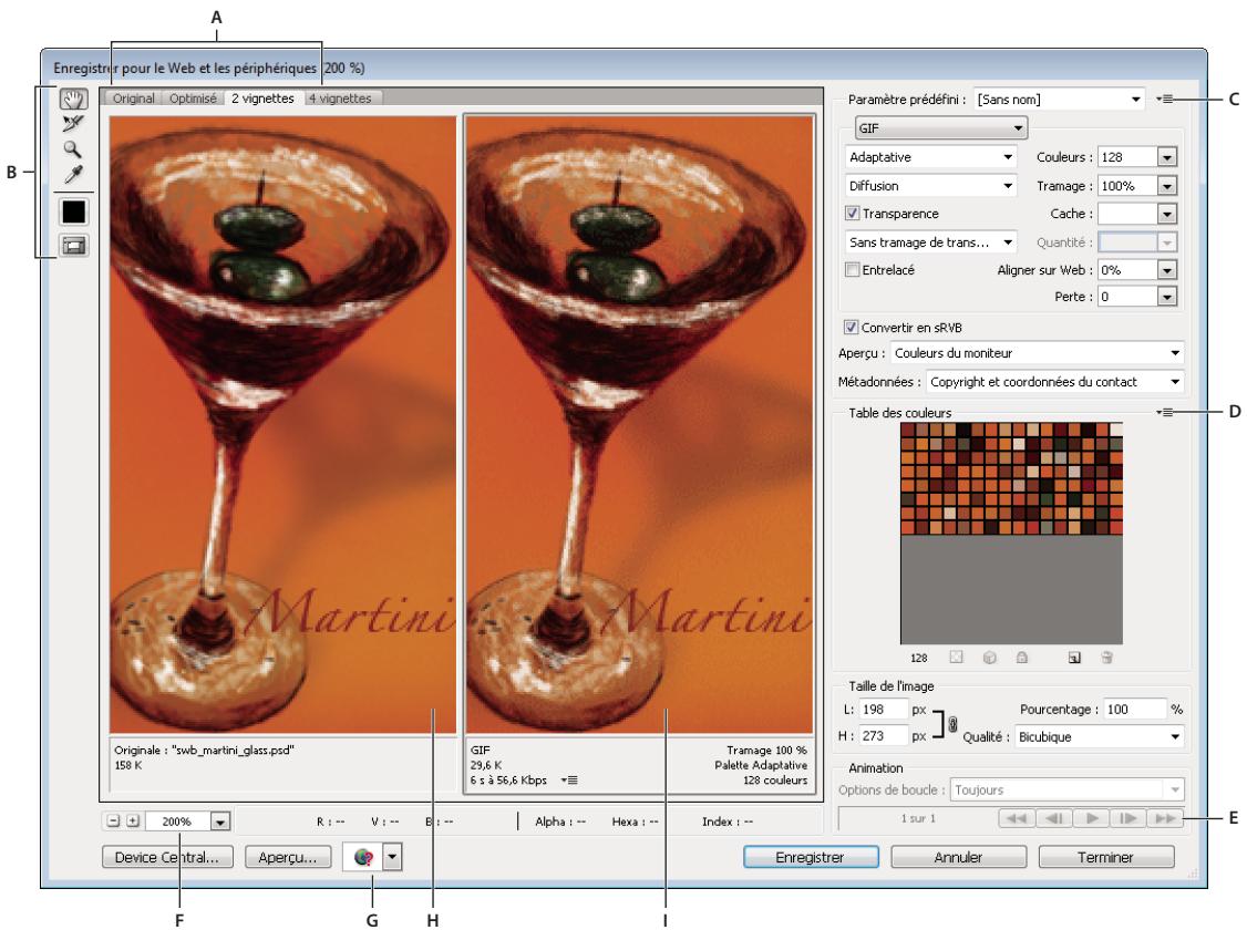 ADOBE CREATIVE SUITE CS5 - Présentation de l'option Enregistrer pour le Web et les périphériques - 1
