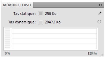 ADOBE DEVICE CENTRAL CS5 - Panneau Performance du périphérique (Flash) - 1