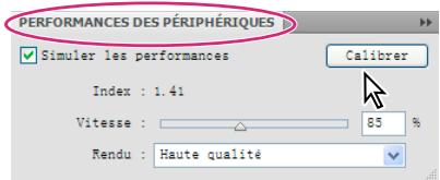 ADOBE DEVICE CENTRAL CS5 - Calibrage d'un périphérique - 1