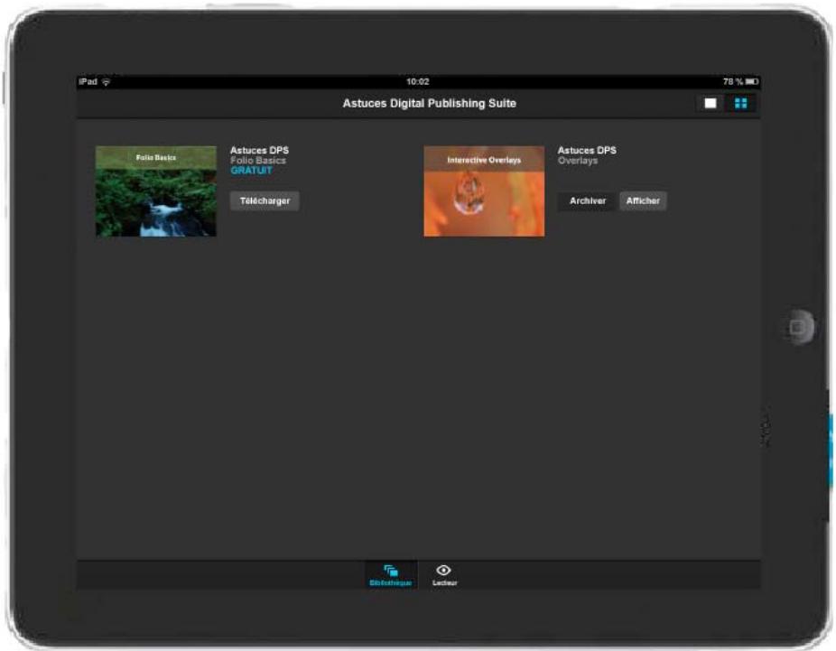 ADOBE DIGITAL PUBLISHING SUITE - Lecteur de contenu pour folios multiples - 1