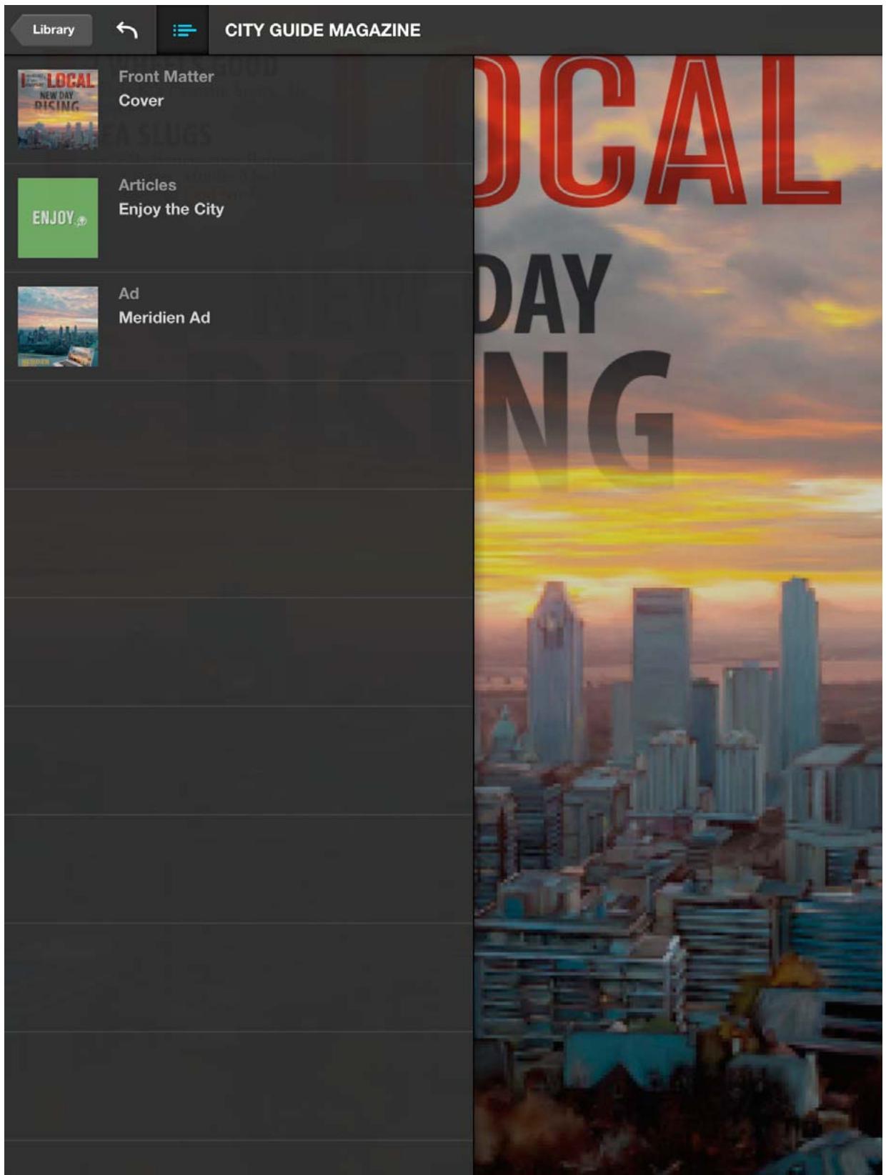 ADOBE DIGITAL PUBLISHING SUITE - Modification des propriétés de l'article - 2