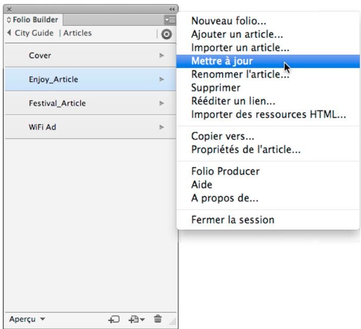 ADOBE DIGITAL PUBLISHING SUITE - Gestion des articles - 1